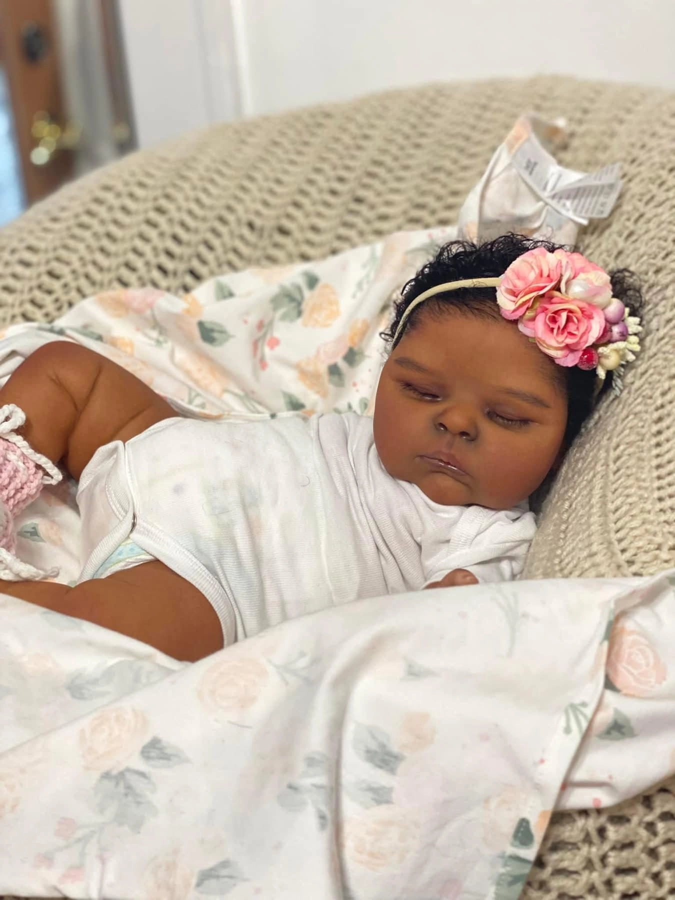 Reborn Baby Doll - 20 Inch Silicone Biracial