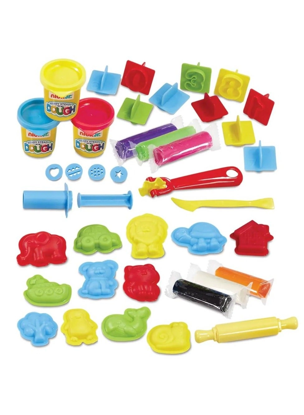 Nick Junior Awesome Activity Dough Case - 3+ years 40 pcs
