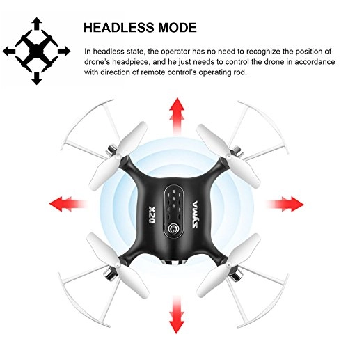 X20 - Mini RC Quadcopter Headless Mode Altitude Hold