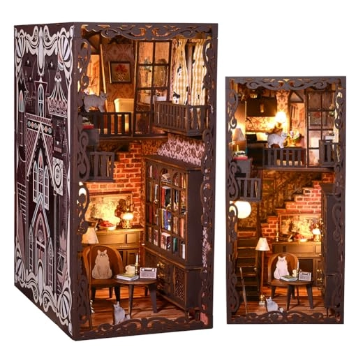 Miniature Dollhouse Kit - Dark magic mixed with gothic 1：24
