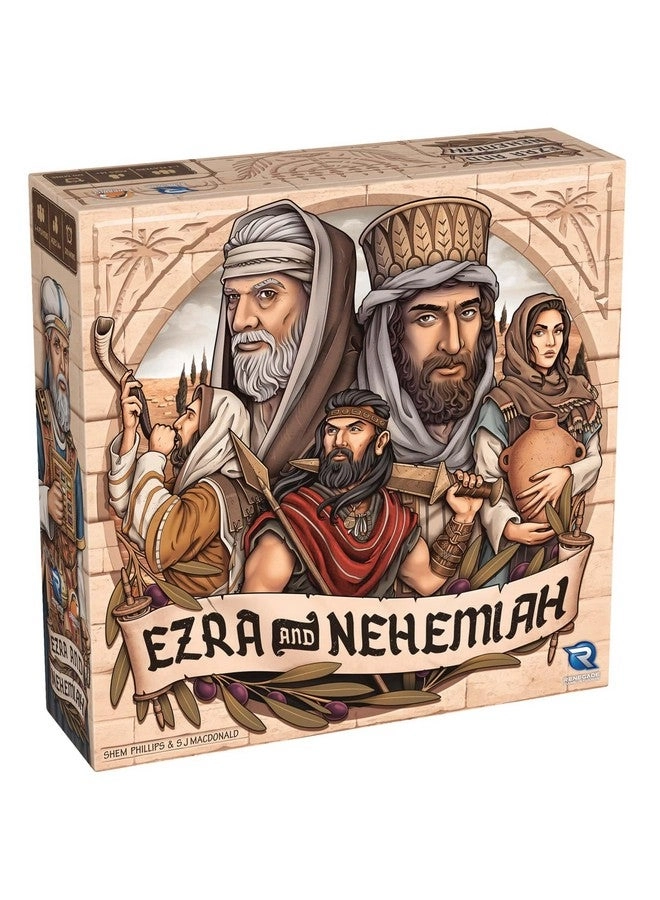 Renegade Game Studios Ezra & Nehemiah: Rebuild The Great City of Jerusalem - Card-Driven Game