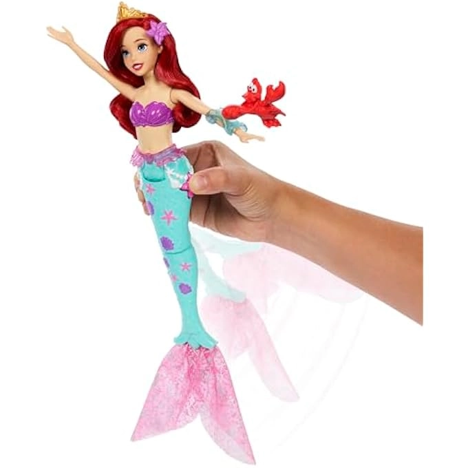 Ariel Doll - Mermaid + Sebastian Figure Ages 3+