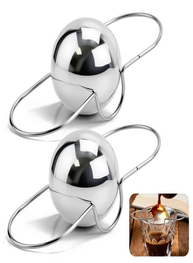 brikinte Espresso Frozen Ball - 2 Pack Stainless Steel