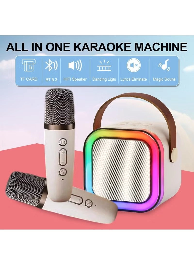 Karaoke Machine - 2 Wireless Microphones 10W