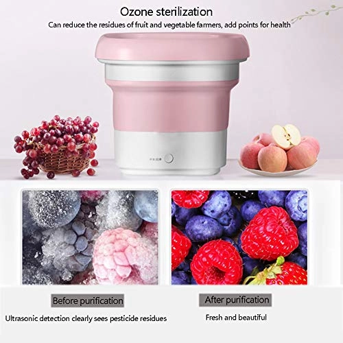 Portable folding washing machine