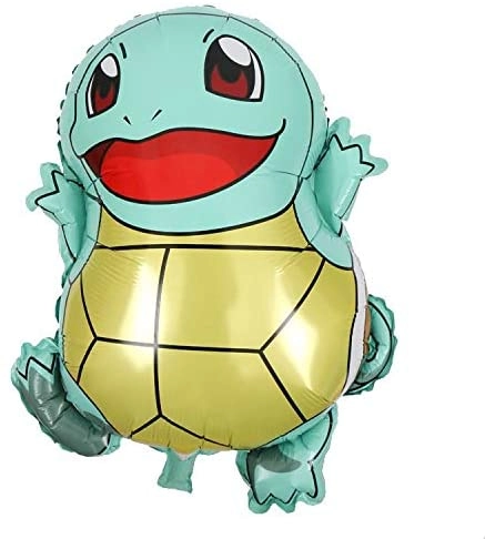 Party Time Trading LLC Pokémon Squirtle Foil Balloons - 1-Piece Theme Parties and Birthdays