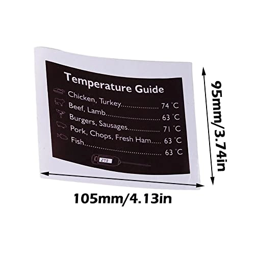 Air Fryer Quick Reference Stickers - 2pcs