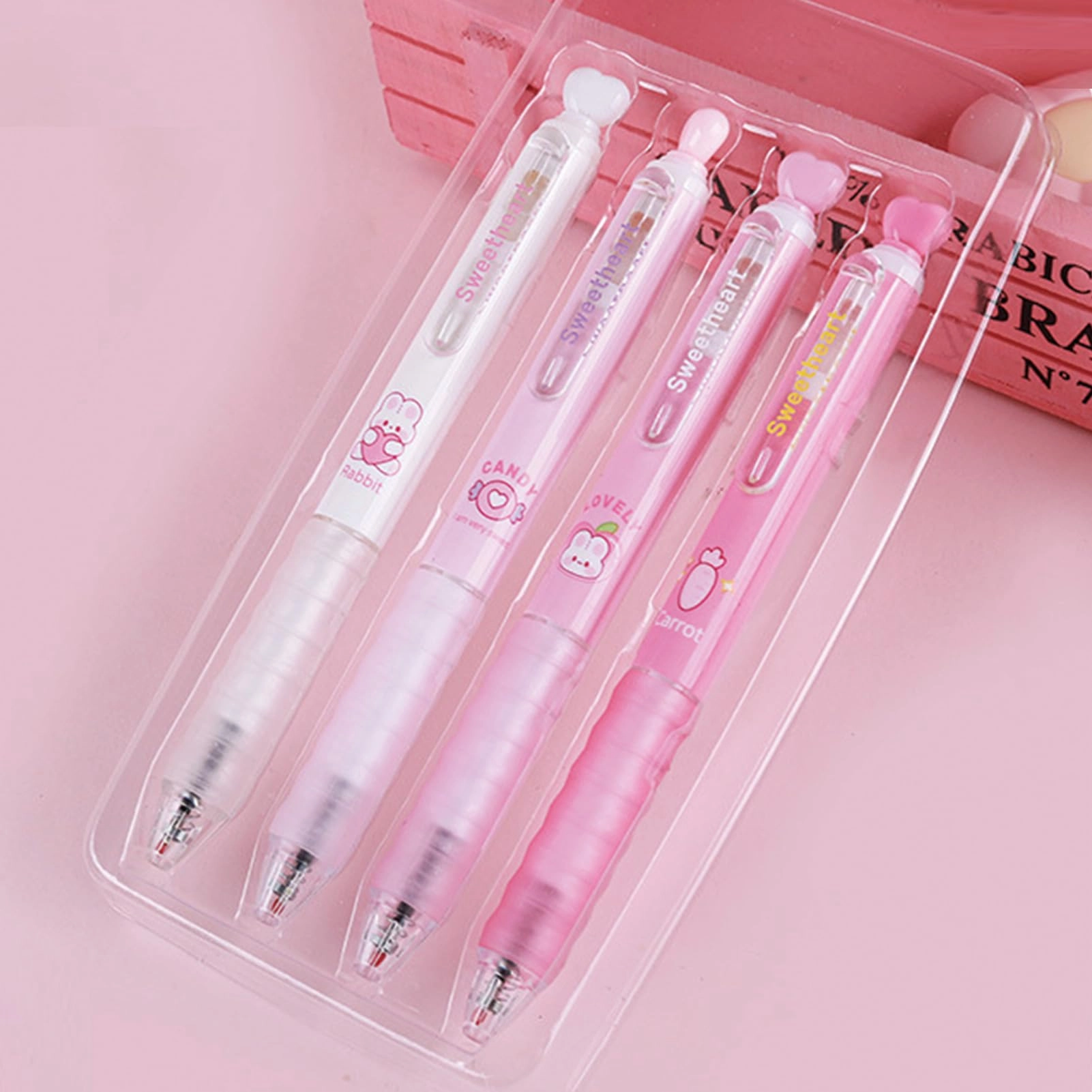 Cute Gel Pen - 4Pcs 0.5mm
