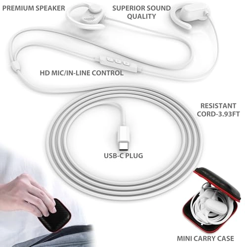 Open Ear Wired Headphone