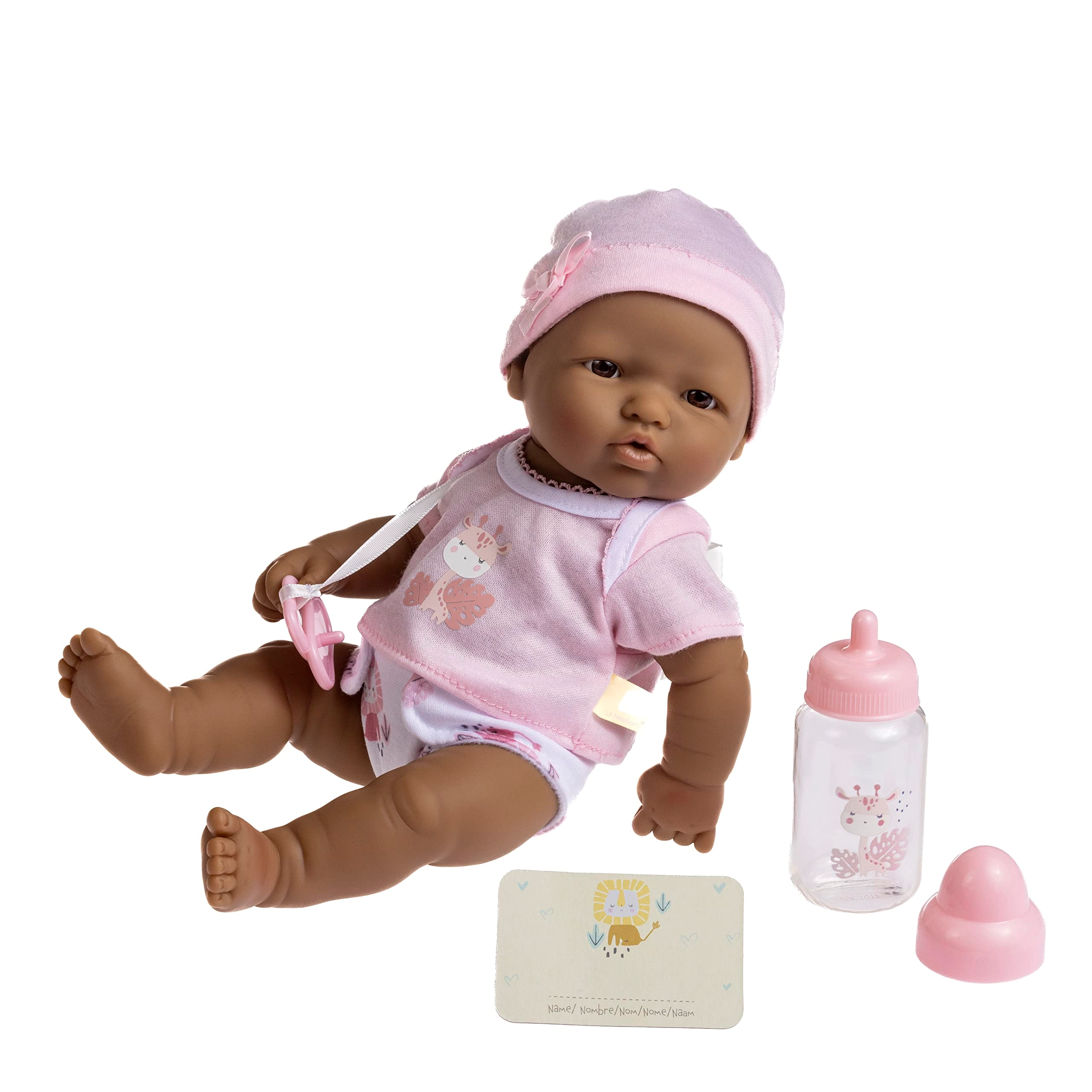 JC Toys La Newborn Doll Gift Set - 12 inches Hispanic 7 Piece Ages 2+