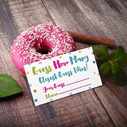 Candy Guessing Game Cards - 50