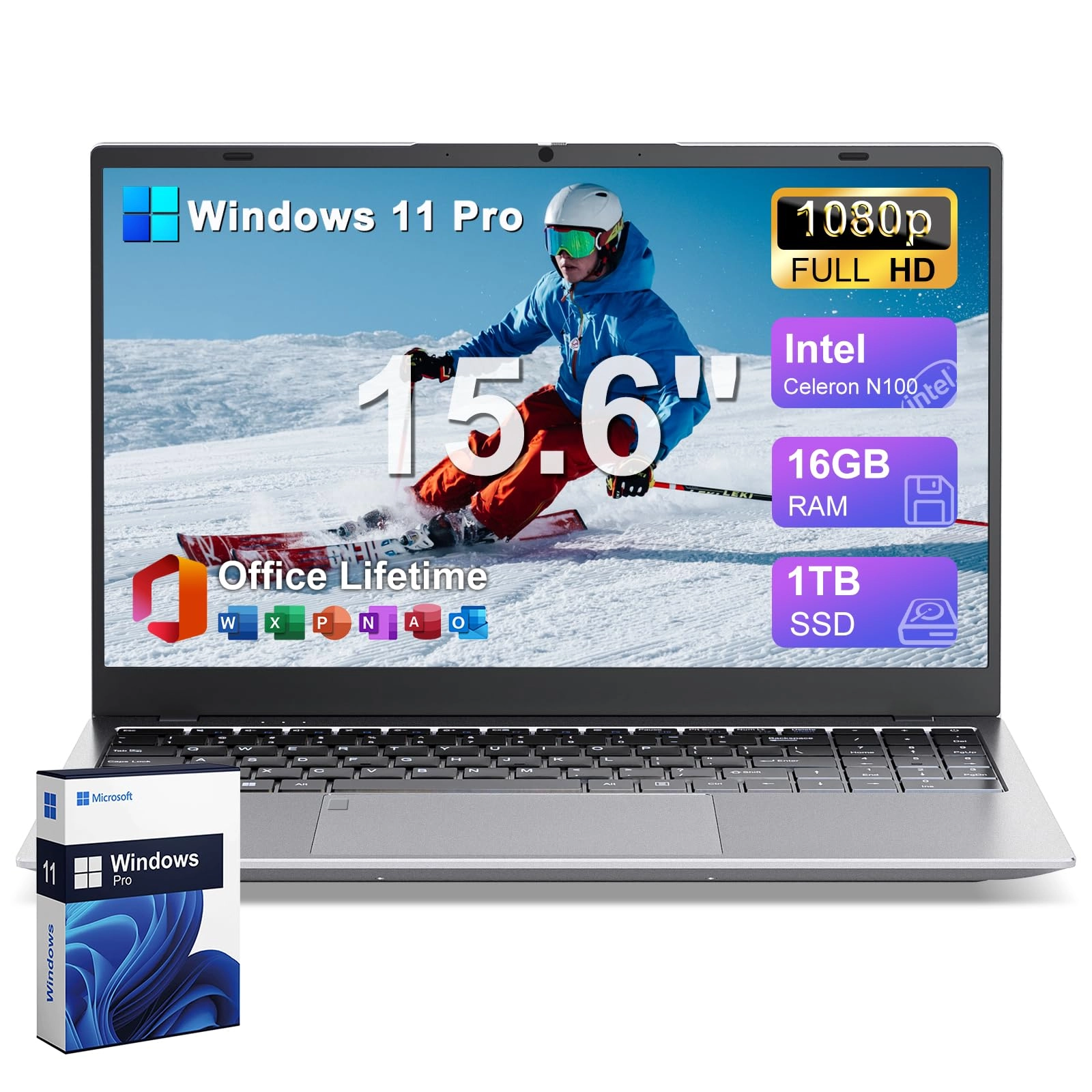 Soulgenix Gina 15 - 15.6'' Celeron N 16GB DDR5 1TB SSD