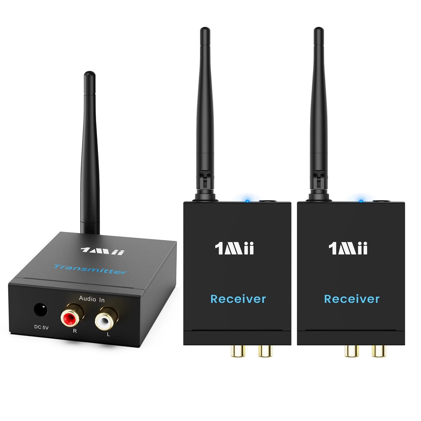 1Mii Wireless Audio Transmitter and Receiver - 2.4GHz