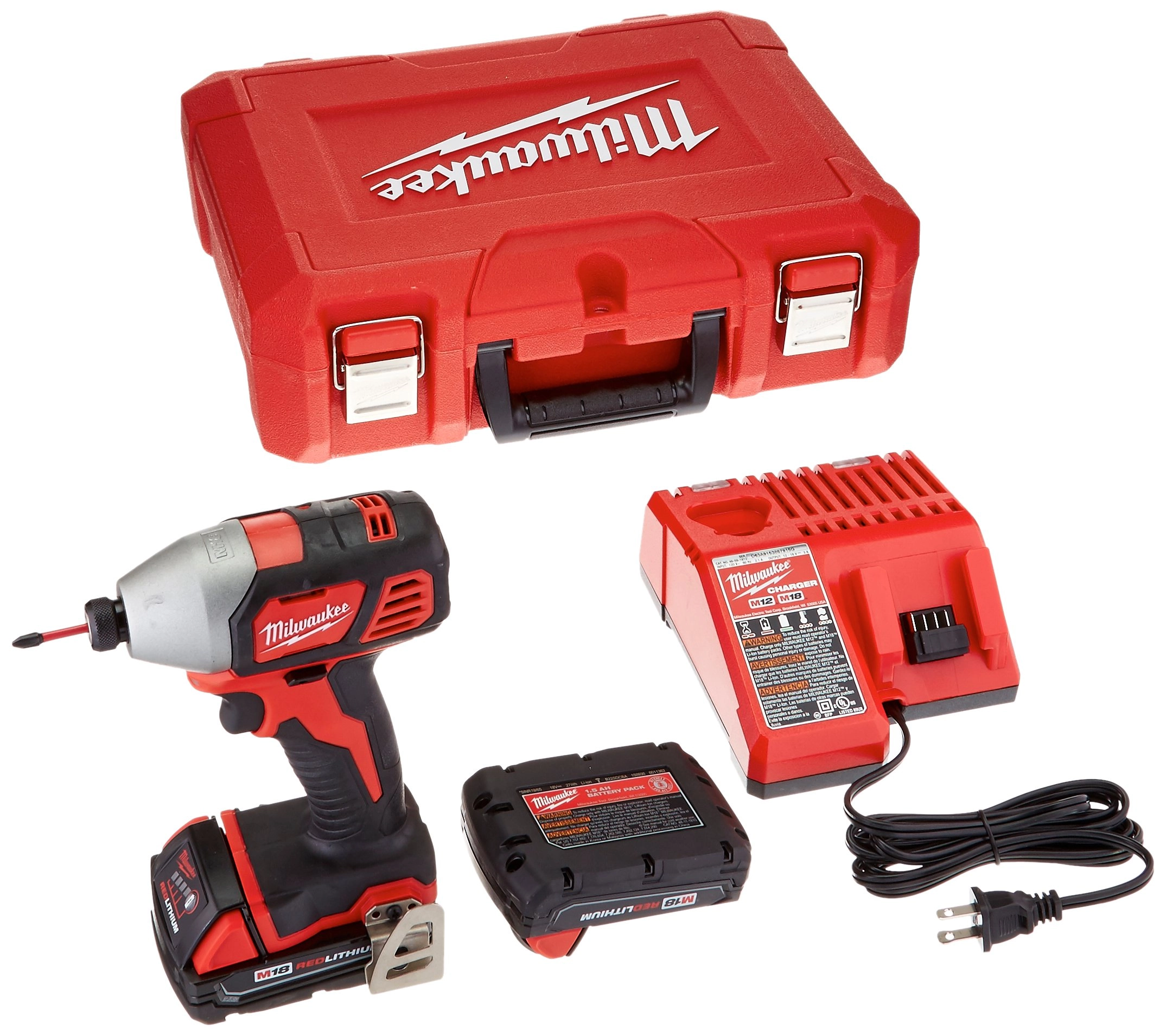 Builders World Wholesale Distribution 2656-22CT - M18 1/4" Hex Impact Driver Kit