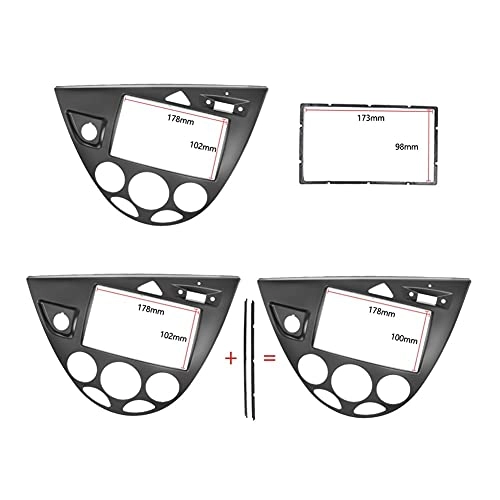 2 Din Car Radio Fascia - Focus Fiesta 2006 LHD