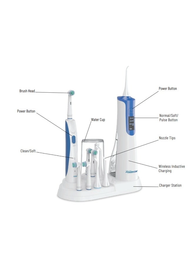 CH-16 - Cordless Water Flosser & Electric Toothbrush