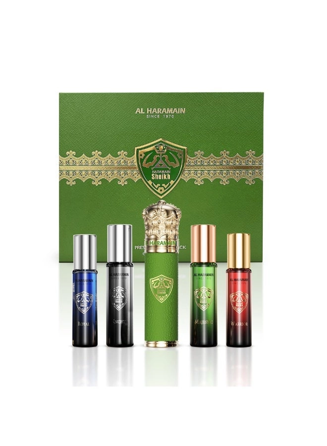 Sheikh Royal + Sheikh Warrior + Sheikh Majestic + Sheikh Knight - Extrait de Parfum 4 piece(s)