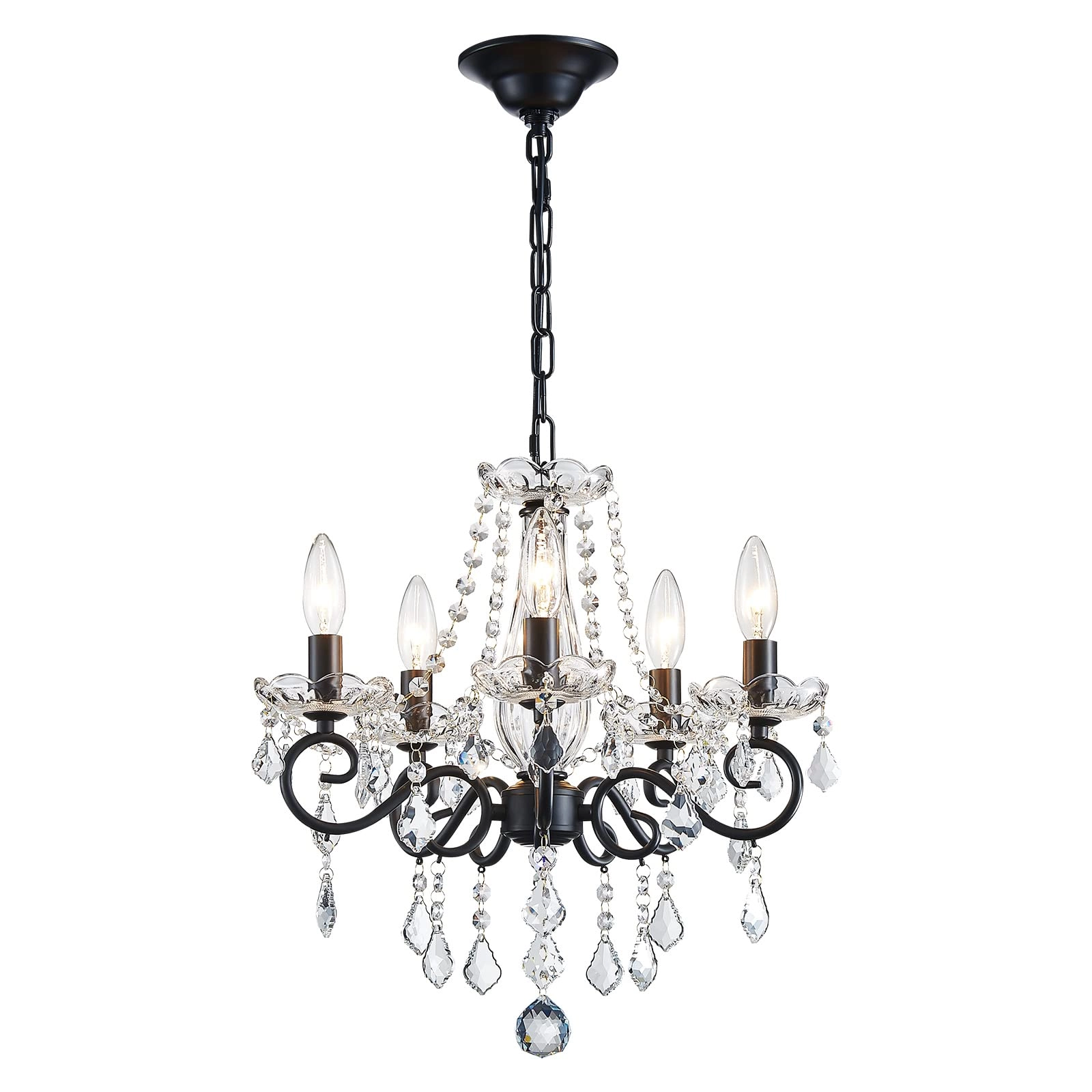 ANJIADENGSHI Small Crystal Chandelier