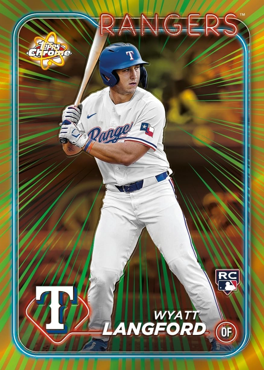 Chrome Baseball Blaster Box - 2024 7 Packs 4 Cards Per Pack