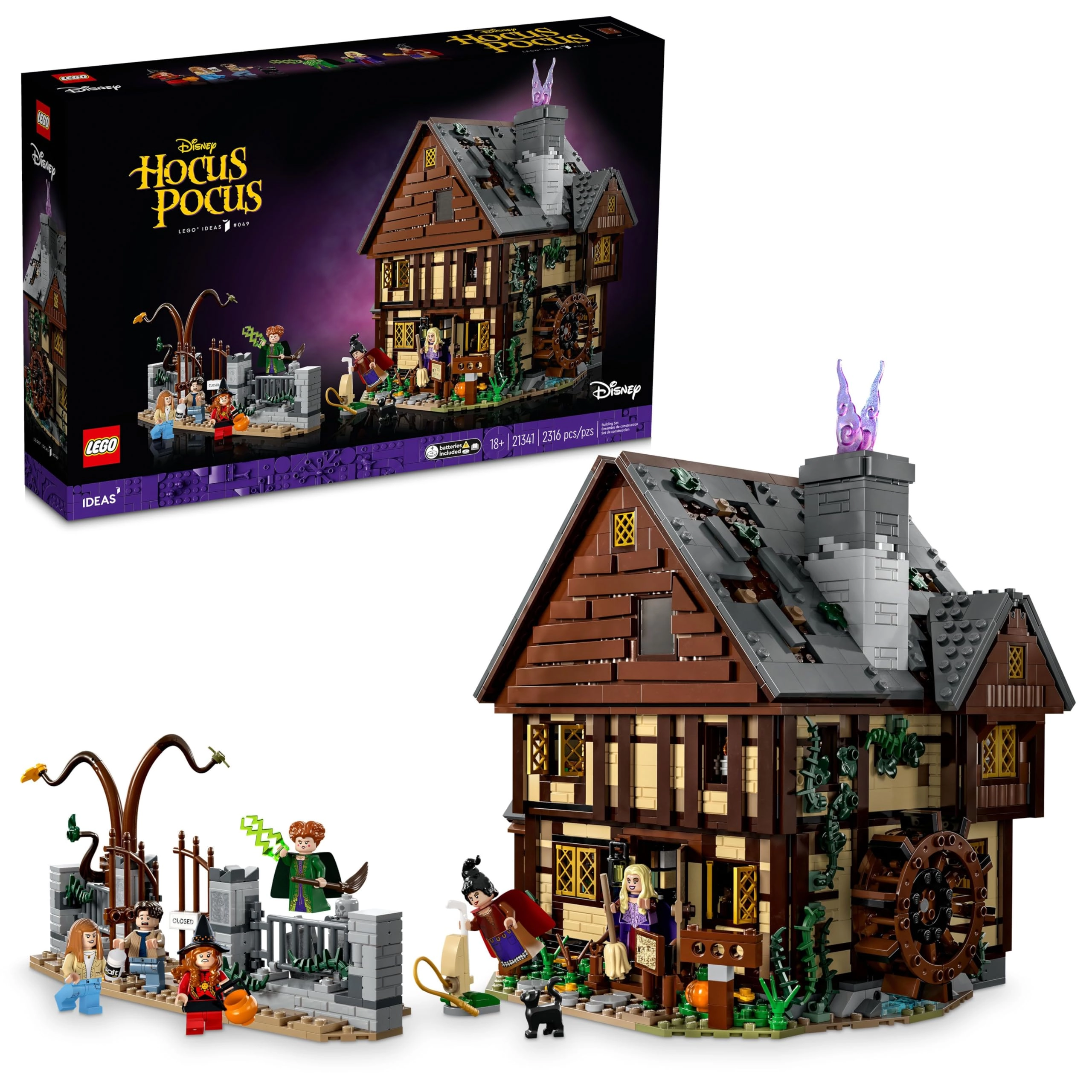 Disney Hocus Pocus: The Sanderson Sisters' Cottage (21341)