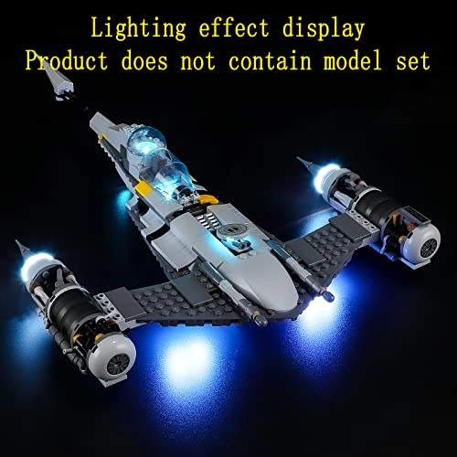 LED Light Set for LEGO The N-1 Starfighter-Mandalorianers 75325 - Paper Star Wars 110