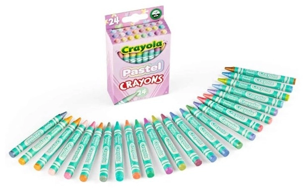 Crayola Pastel Crayons - 24 Pcs