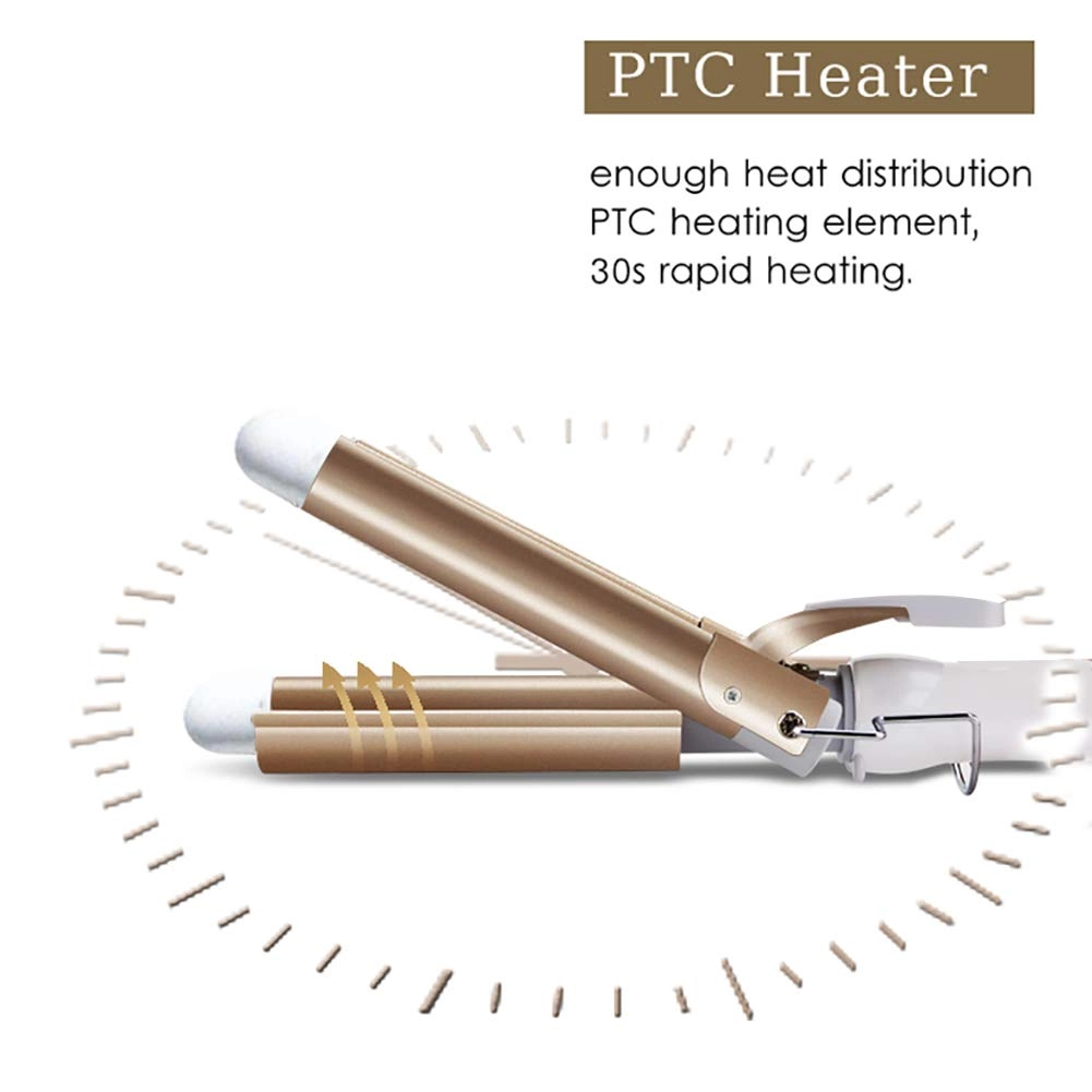 3 Barrel Hair Curler - 25 millimeters