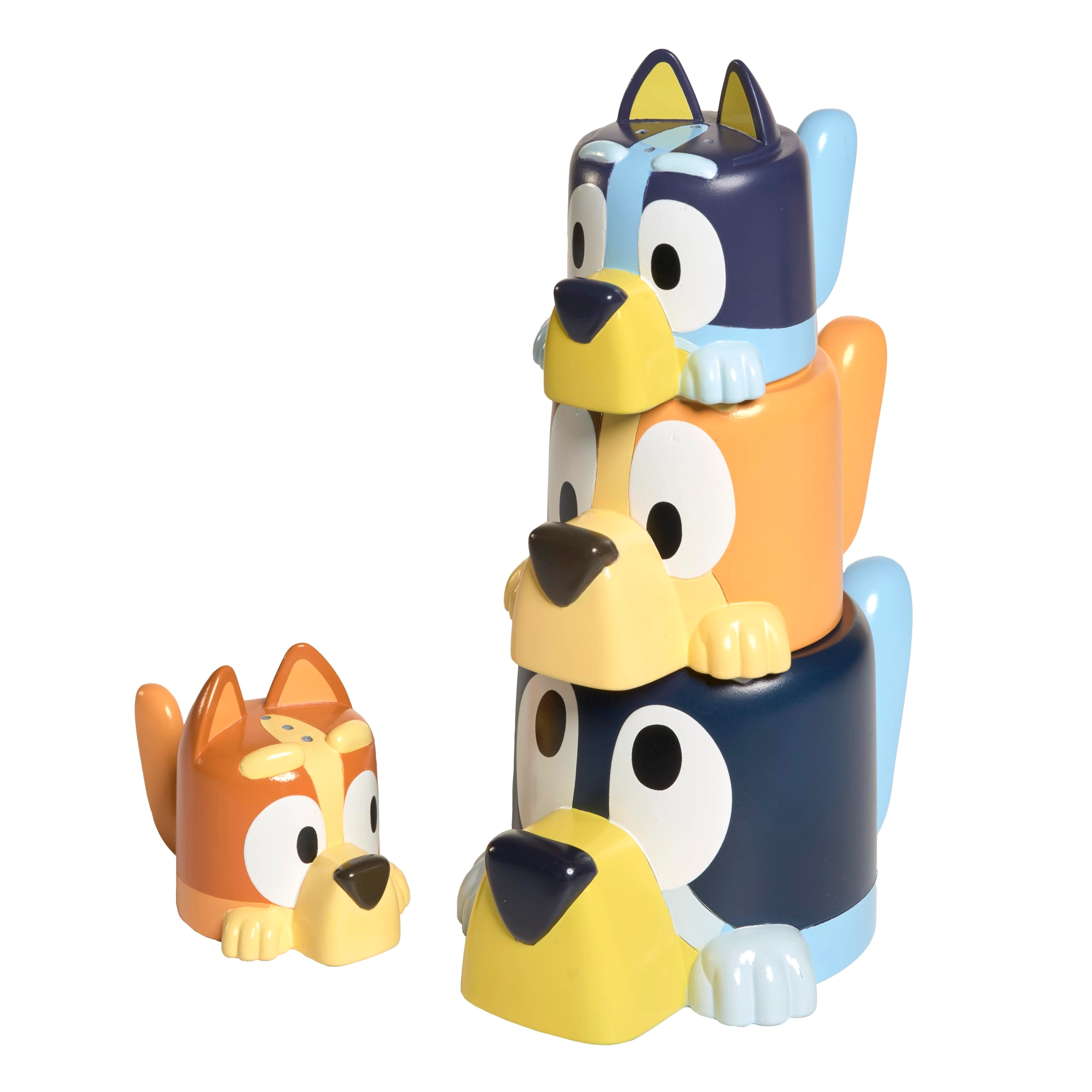 TOMY Intl. Bluey's Family Pourers - 4 Count Ages 18 Months and Up