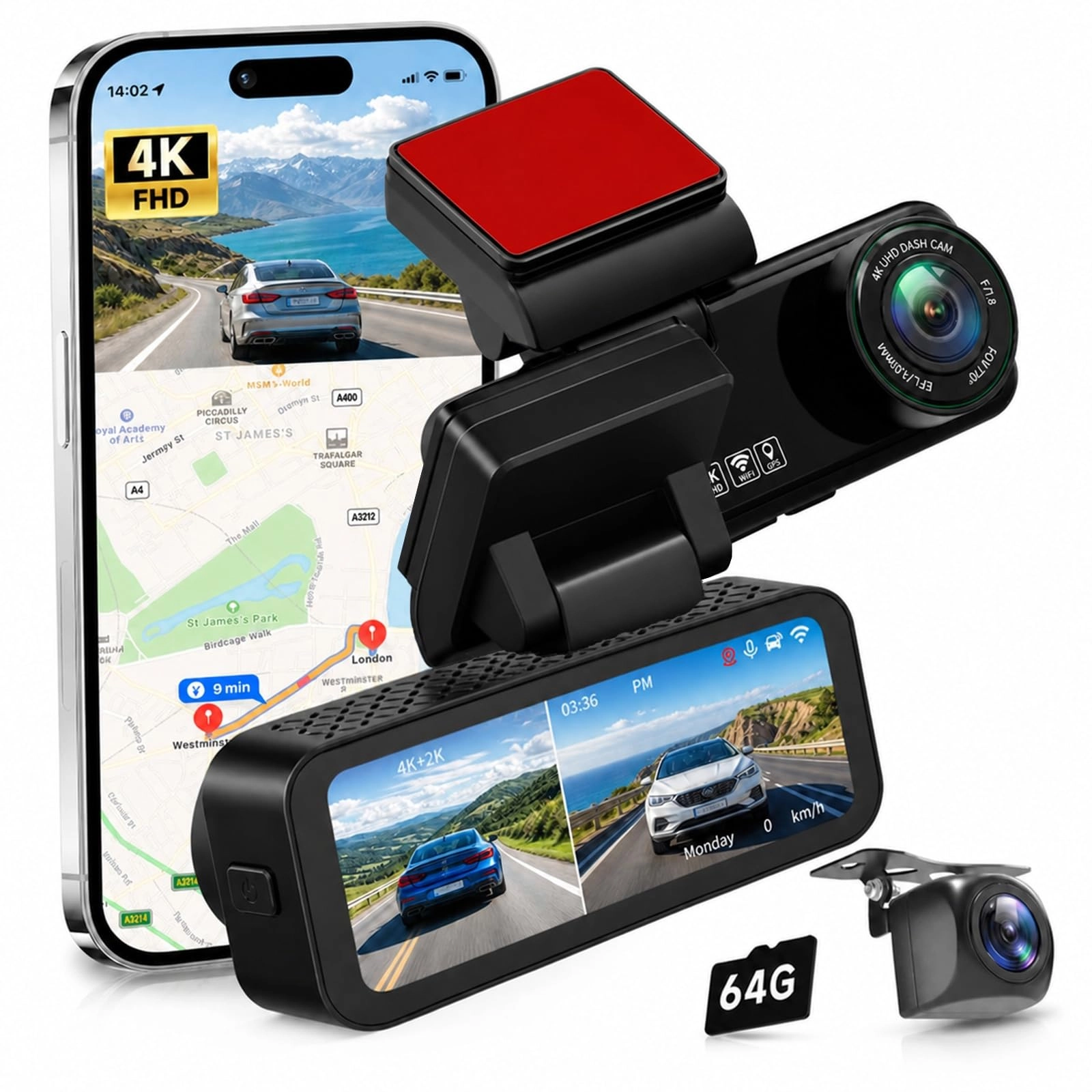 Rimoody Dash Cam - 4K