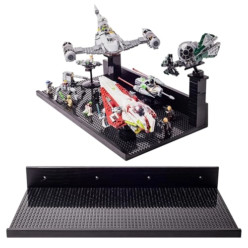 Building Brick Display Shelves - Wood Plastic