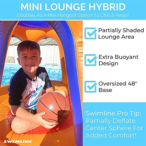 Cornhole Game - Orange/Green Floating