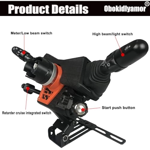 DIY Racing Simulator Steering Wheel Turn Signal Wiper Lever Switch Add-on - G27/G29/G920/G923/T300/T300RS/GT/T248/T248X