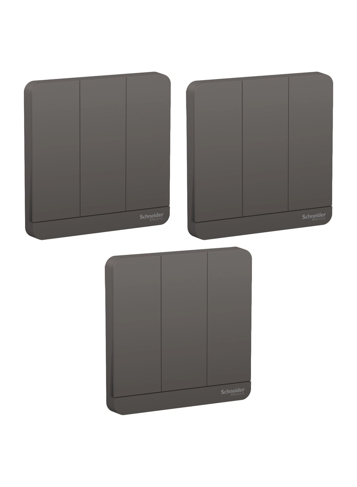 AvatarOn 16AX 3-Gang 1-Way Switch - 3 pcs