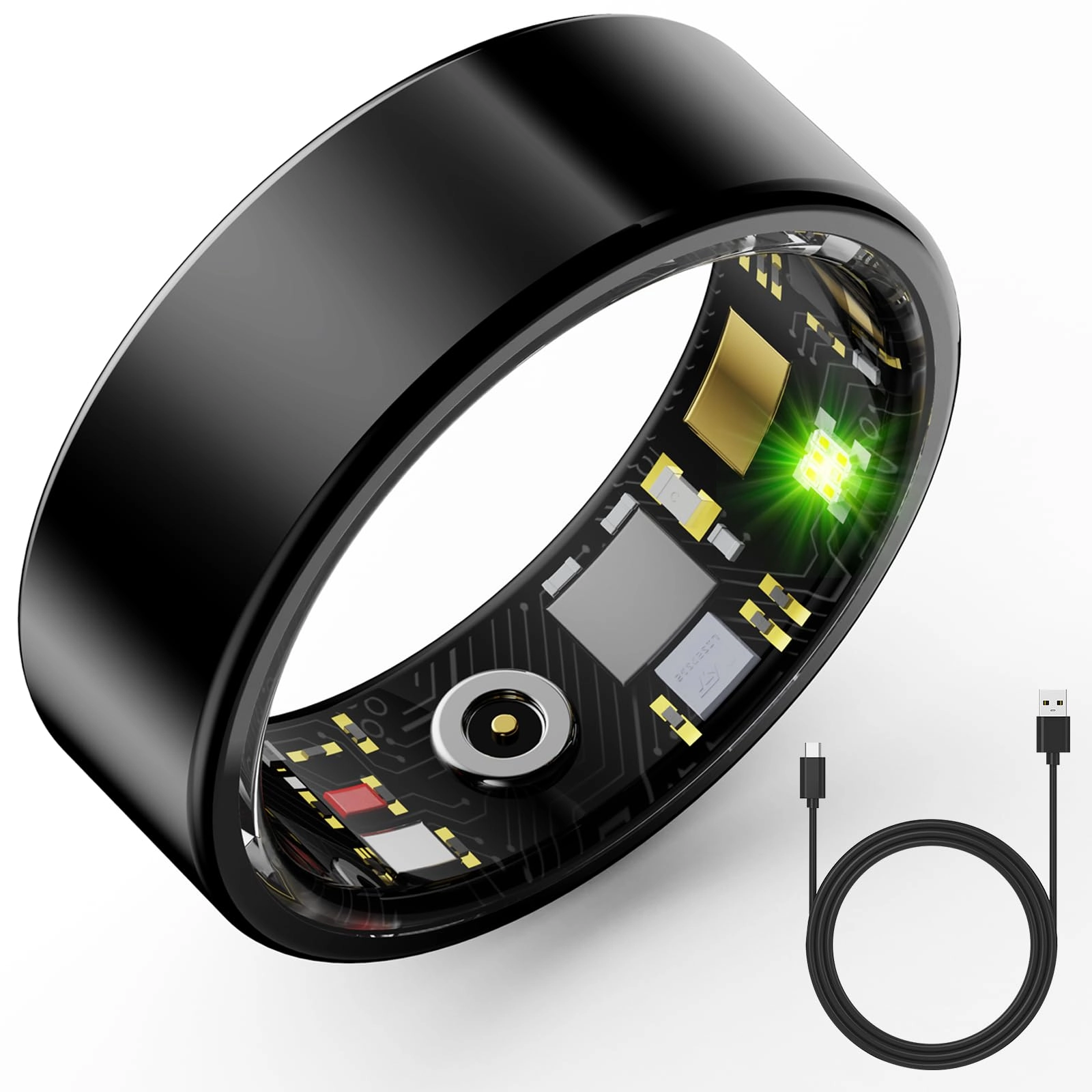 Smart Ring - IP68 Waterproof 24/7 Heart Rate Blood Oxygen
