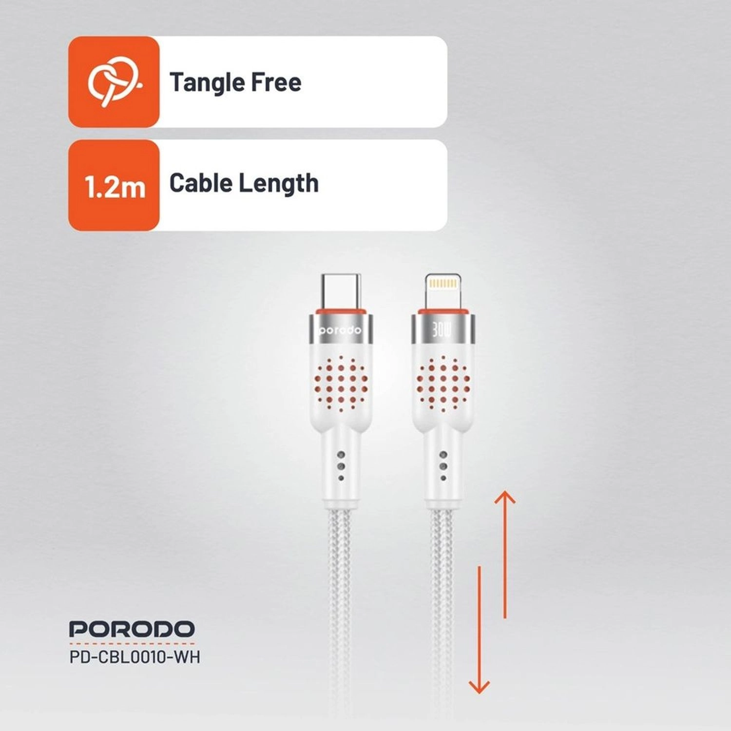 PD-CBL0004 USB-C to Lightning Cable 1.2m