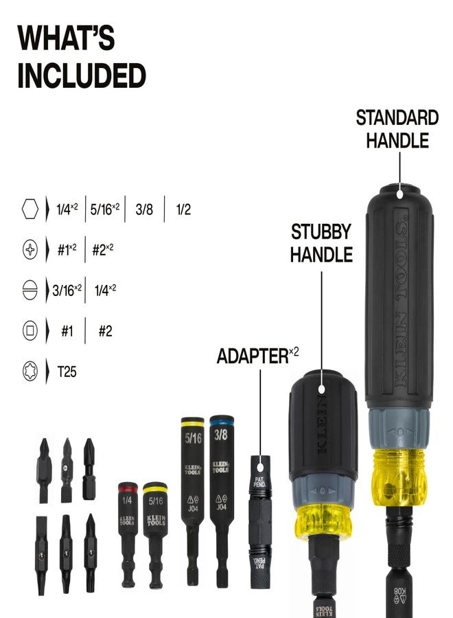 32500MAG Magnetic Multi-Bit Screwdriver (11 Pcs)