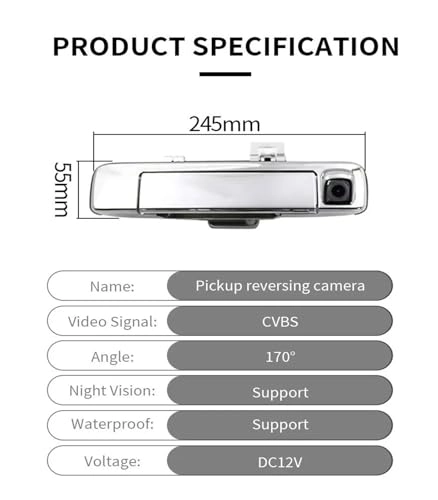 Rear View Parking Camera - Starlight Night Vision Wire High-definition
