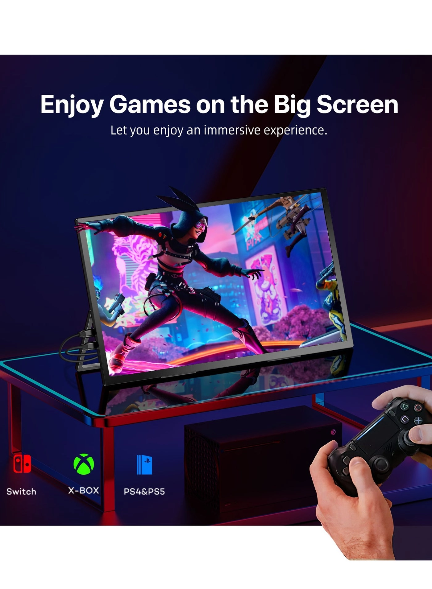 Portable Gaming Monitor - 3840x2160 18.4 in