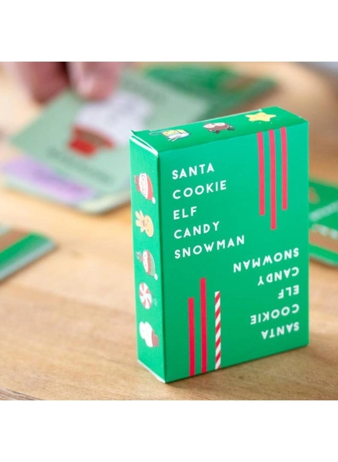 Santa Claus cookies + elf candies + snowmen