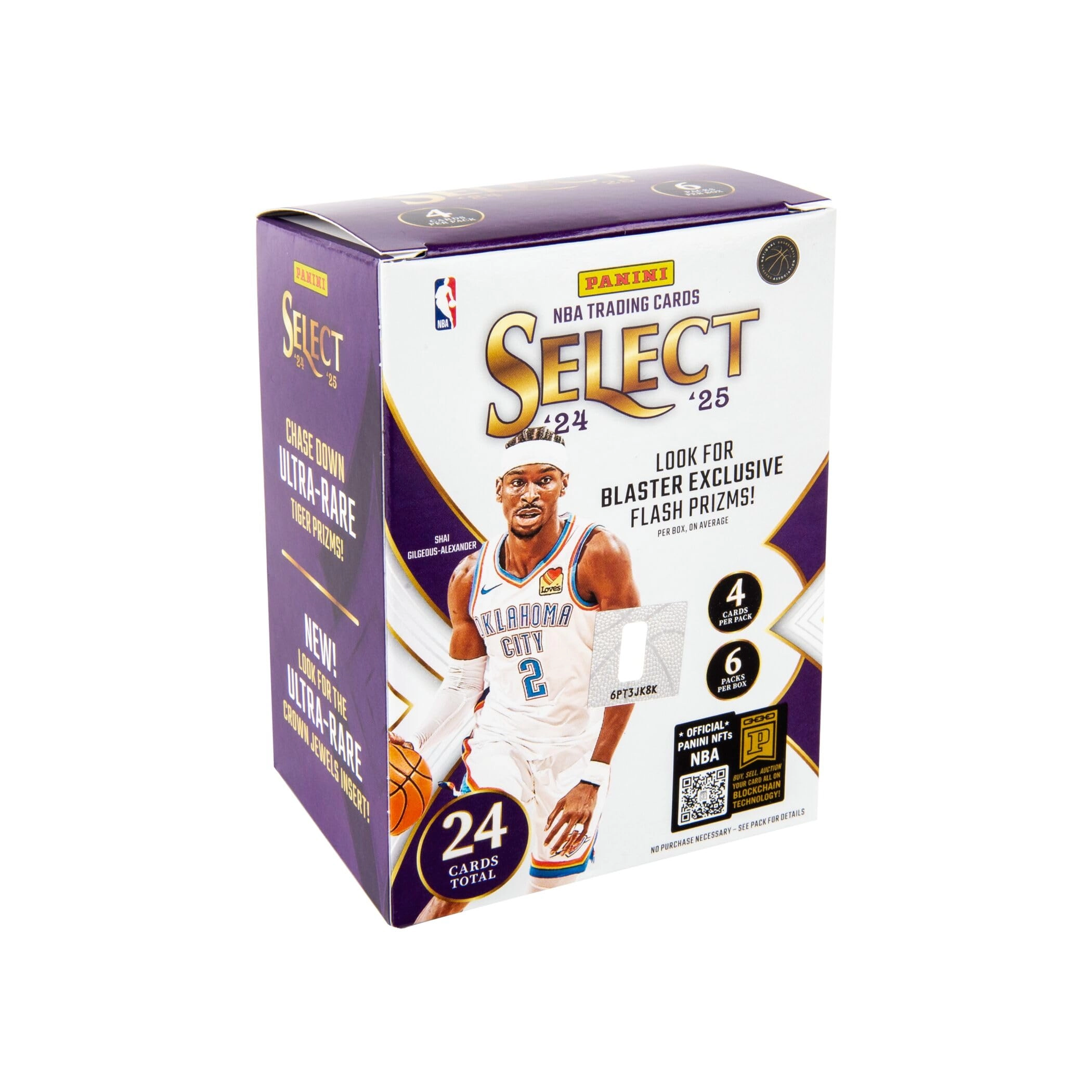 Panini Select Basketball - 4 Cards per Pack 6 Packs per Box