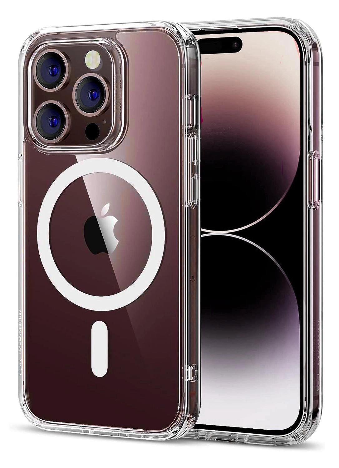 Trands iPhone 15Pro Crystal Clear Max Mag Safe Case for iPhone 15Pro Max