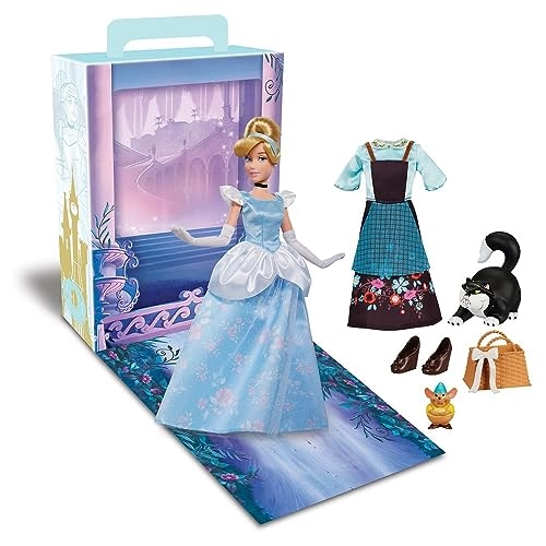 Disney Store Cinderella Doll - 11 Inches Coloring Book Additional Dress