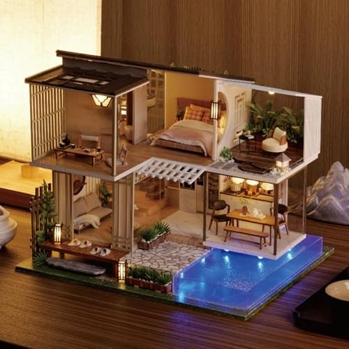 Miniature Dollhouse Kit - Elegant and Quiet 1:24