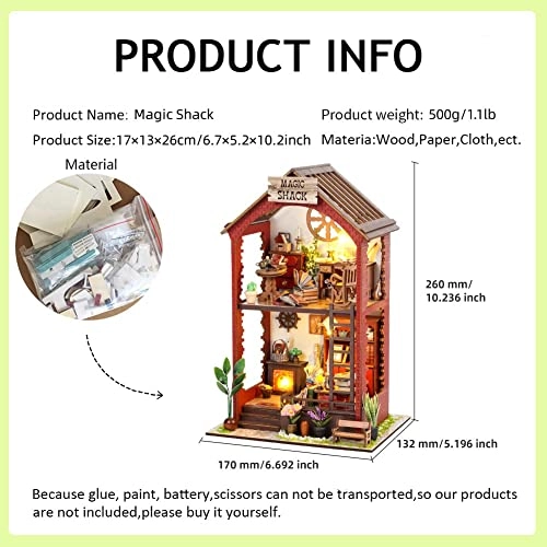 Miniature Wooden Dollhouse Furniture Kit - Creative Room 1:24