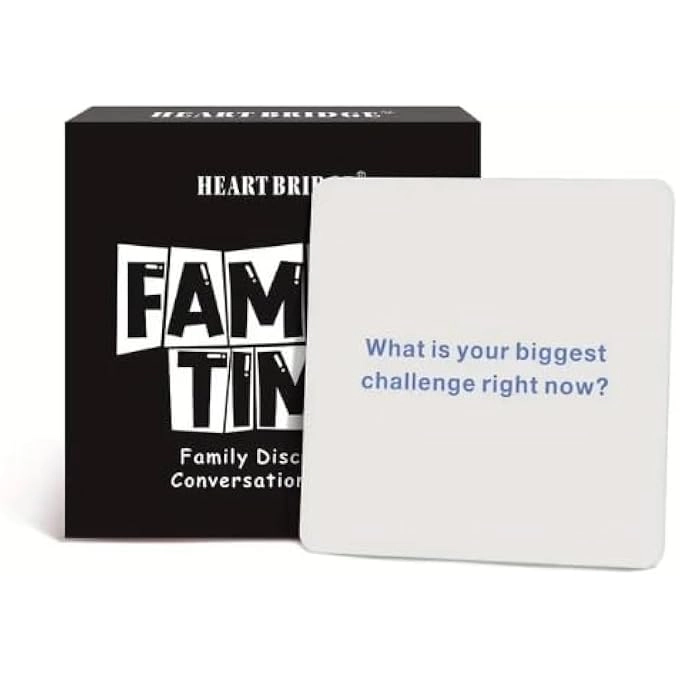 Generic Family Time Discussion Cards - English 3 months and up 50 piece(s)