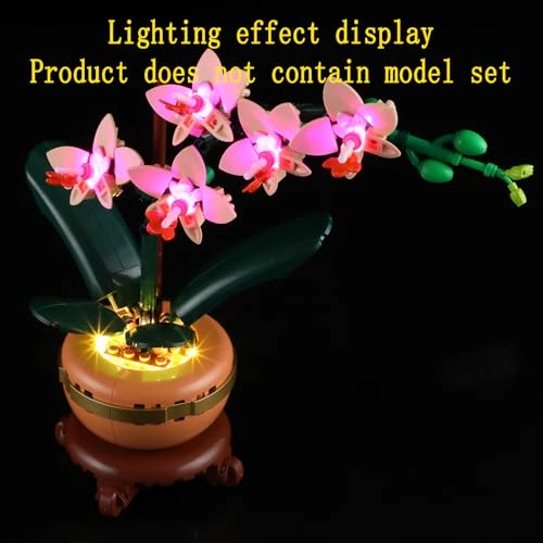 LED Light Kit for LEGO Mini Orchid Building Blocks Model 10343 - Plastic 1