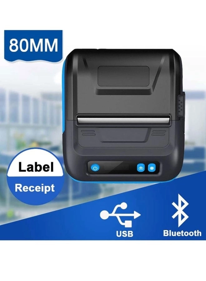 Thermal Mini Bluetooth Portable Printer - Thermal direct 80mm