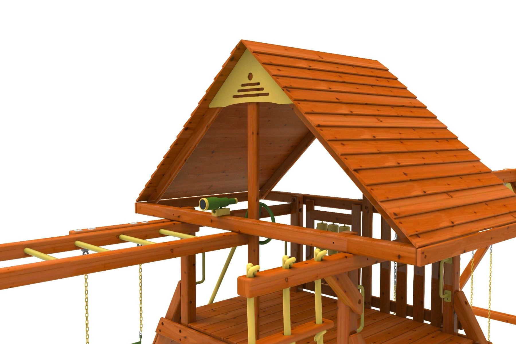 Discovery Den - 3 swings Wave slide