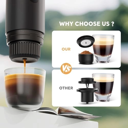 Portable Coffee Maker - powder capsules