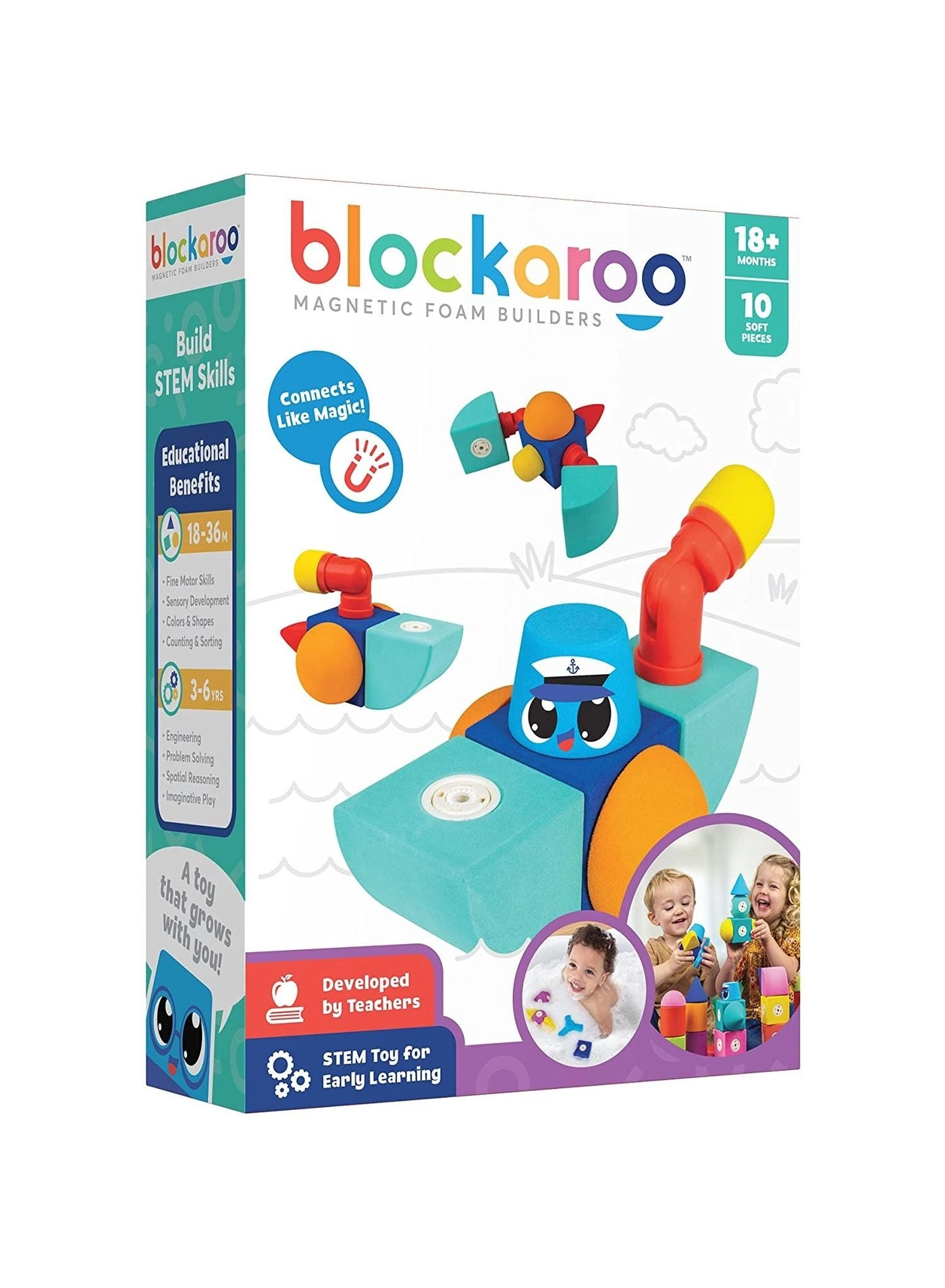 Blockaroo MMBLSMTUG - Vehicle 10 pcs